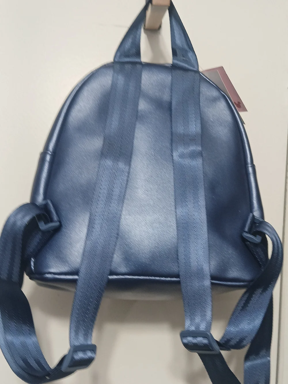 Disney Blue Castle Mini Backpack with Floral Accents